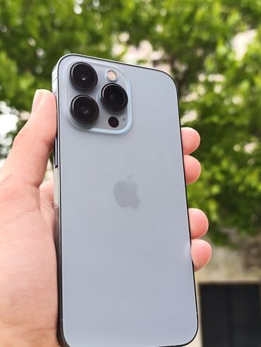 13 pro qiymeti: IPhone 13 Pro, 128 GB, Sierra Blue, Simsiz şarj, Face ID