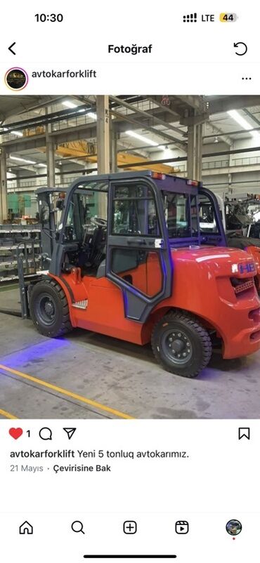 düş kabin: 5 ton qaldırma qabiliyyətli yeni forklift - Tip: Daxili yanma