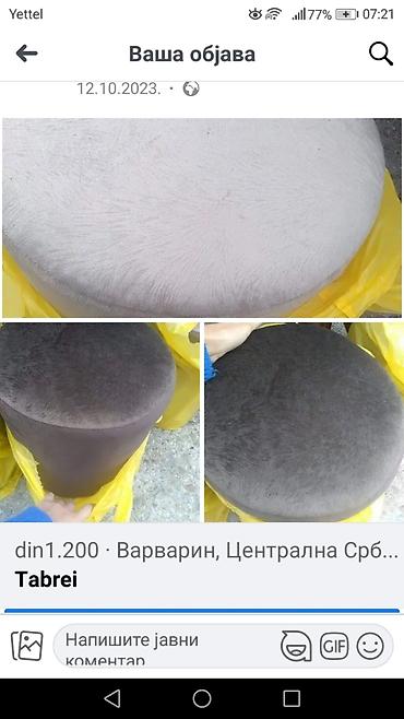 Stolice: Taburei dezen po izboru šaljem brzom poštom — 2