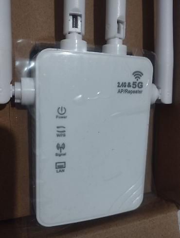 wifi ap repeater: 2.4G və 5G dəstəyi - 25 manat 2.4 dəstəyi - — 1