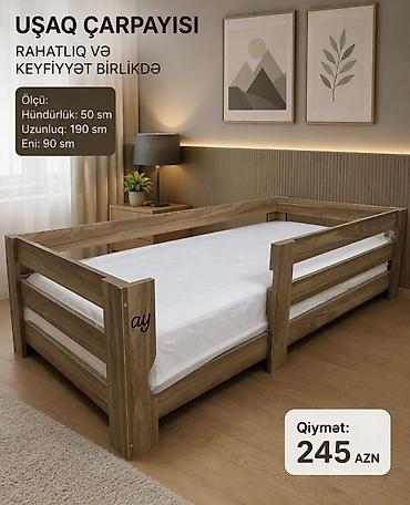 Детская мебель: Uşaq çarpayısı – rahatlıq və keyfiyyət birlikdə. Ölçülər: - — 2