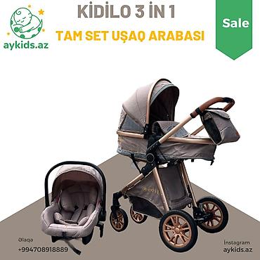 kidilo коляска 3 в 1: Новый, Бесплатная доставка, Доставка в районы — 3