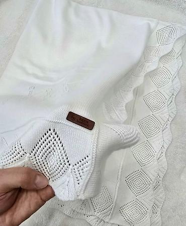 Одеяла и пледы: Плед, Турция, Б/у, Все сезоны, Вязаный — 2