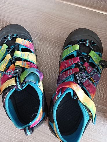 rainbow: KEEN Newport H2 Youth — детские сандалии/аква-обувь в отличном — 4