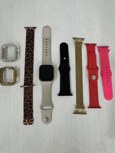 galaxy tan: Apple Watch SE (1 generation), GPS, 40мм Корпус: алюминий цвета Gold — 5