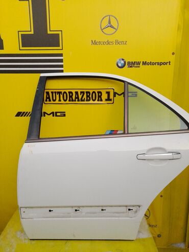 mercedes benz w210 amg: Дверь задняя левая. Mercedes Benz w210 Цвет белый ПРИВОЗНЫЕ