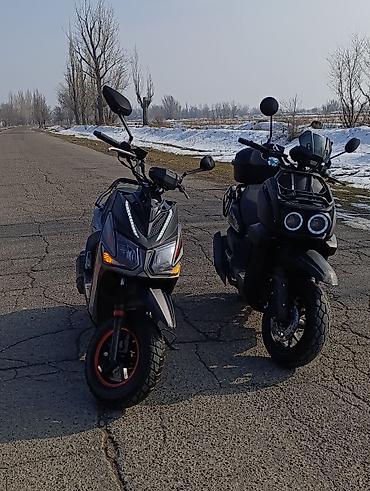 Скутеры: СРОЧНО Скутер/мопед класса ADV с увеличенными колёсами и туристическим — 4