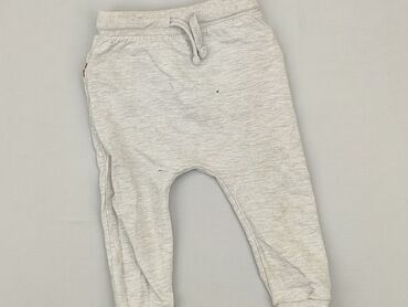 kremowe spodnie dresowe: Sweatpants, So cute, 12-18 months, condition - Good