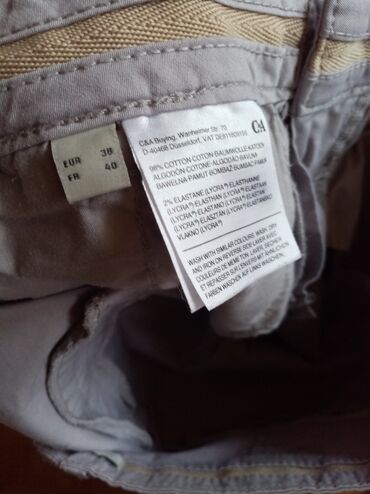 Pantalone: M (EU 38), Normalan struk, Čino — 7