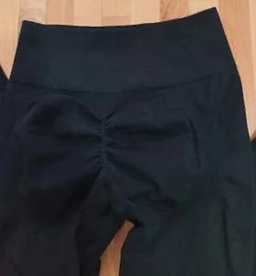 Helanke, biciklistički šortsevi: Ženske sportske helanke – crne, visok struk - Model: duge helanke sa — 25