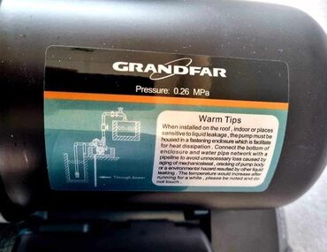 Sredstva za navodnjavanje: Prodajem nov i kvalitetan GRANDFAR pumpa (hidrofor) za vodu. Model na lalafo.rs — 9 Sredstva za navodnjavanje: Prodajem nov i kvalitetan GRANDFAR pumpa (hidrofor) za vodu. Model — 9