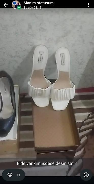 şlapa: Qadın ayaqqabıları – müxtəlif modellər - Yaşıl süet peep-toe — 2