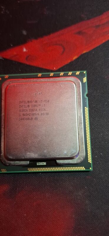 intel core i7: Prosessor Intel Core i7 950, 3-4 GHz, 8 nüvə, İşlənmiş