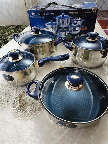 куплю буфет для кухни: Набор посуды Berghoff (12 предметов) - Материал: нержавеющая сталь с — 2