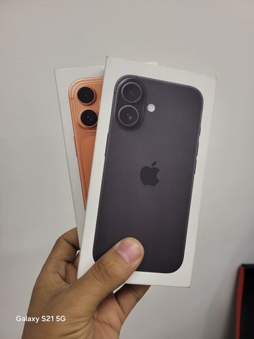 телефон новый самсунг: IPhone 16, Жаңы, Кара, 100 %
