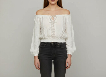 bluzki eldar wyprzedaz: H&M, Women's blouse, size L