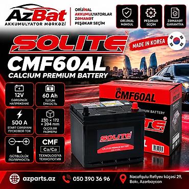 Solite, 60 ah, Orijinal, Yeni