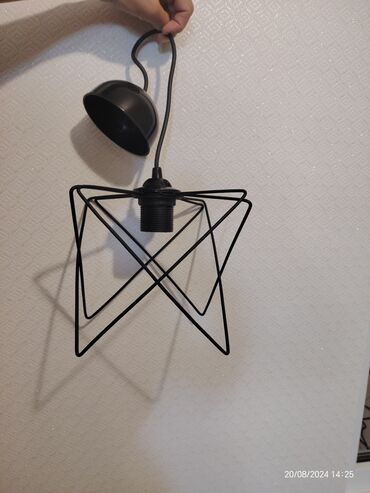 Ev saatları: Çılçıraq, 1 lampa, Metal