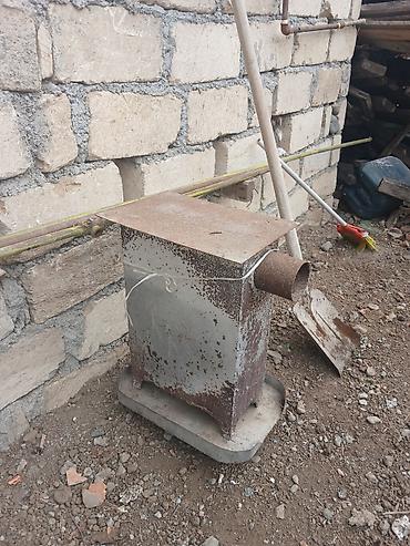 palet soba: Metal soba/peç - Material: qalın metal gövdə, üstü düzbucaqlı metal — 1