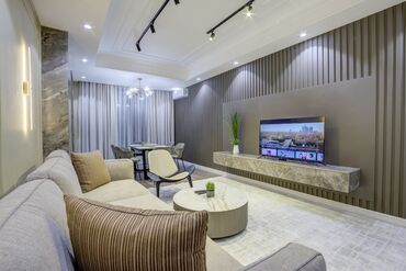 Посуточная аренда квартир: 3 комнаты, Душевая кабина, Постельное белье, Кондиционер — 5