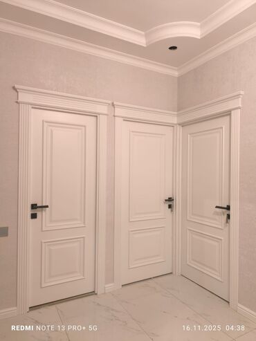 Otaq qapıları: Yataq otağı üçün Yeni Otaq qapısı 90x205 sm Çərçivə ilə, Zəmanətli, Ödənişli quraşdırma, Pulsuz çatdırılma — 11