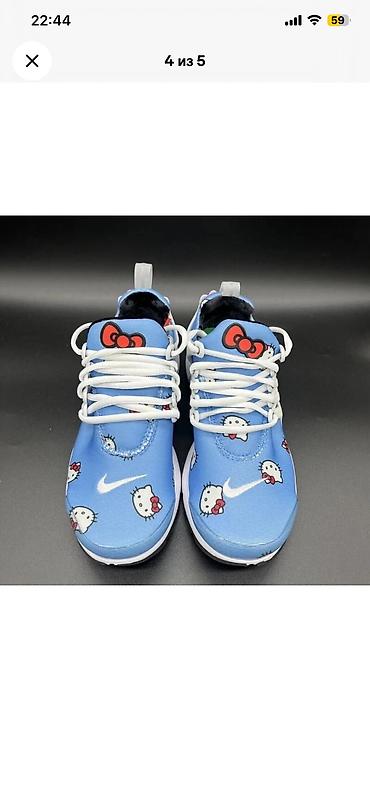 bona обувь: Кроссовки, 37.5, 38, Nike, Новый, цвет - Голубой, Платная доставка, Самовывоз — 4
