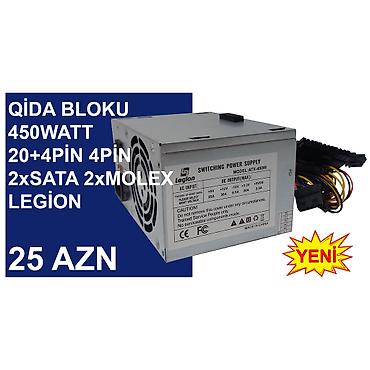 Qida blokları: Qida Blokları ⭐180Watt 80+Bronze 10pin 4pin Huntkey HK280-73PP (Yeni — 5