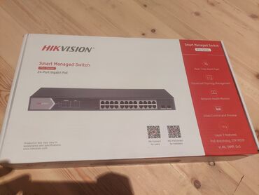 Kompüter ehtiyyat hissələri: Hikvision Smart Managed Switch – Pro Series Model: DS-3E1526P-SI