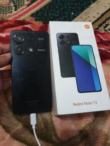 поко телефон бишкек: Redmi, Redmi Note 13, Колдонулган, 128 ГБ, түсү - Көк, 2 SIM