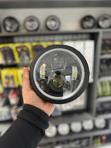 moto angel: Motosiklet üçün 7 düym LED faralar – müxtəlif dizayn seçimləri - — 5
