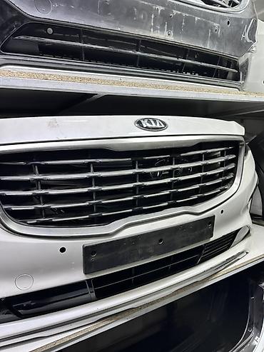 передний бампер киа рио 4 белый: Передний бампер в сборе для Kia (эмблема KIA на решетке радиатора). - — 2