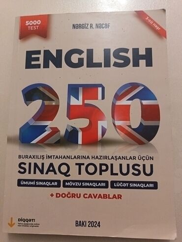 сборник тестов по литературе: Məhsul: “English 250 – Buraxılış imtahanlarına hazırlaşanlar üçün