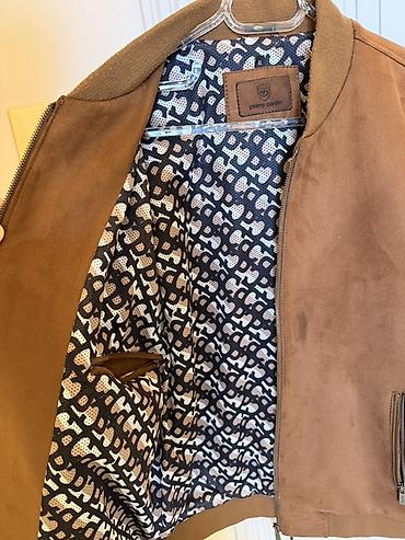 Kurtkalar: Pierre Cardin kişi bomber gödəkçəsi - Rəng: karamelli/qəhvəyi - Üst — 2
