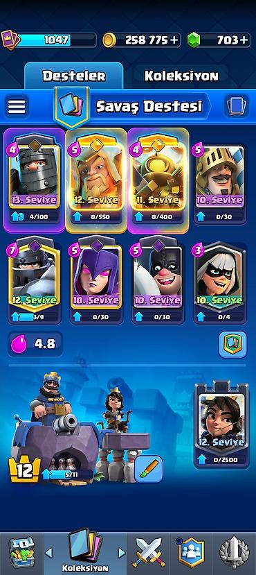 imagine dragon: Clash Royale oyun hesabı - Arena: 16 (Celladın Mutfăğı), 5500+ kupa - — 2