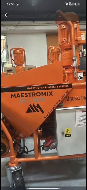 ремонт кылыш керек: Штукатурная станция MAESTROMIX XL / 380V - Профессиональная машинка — 1