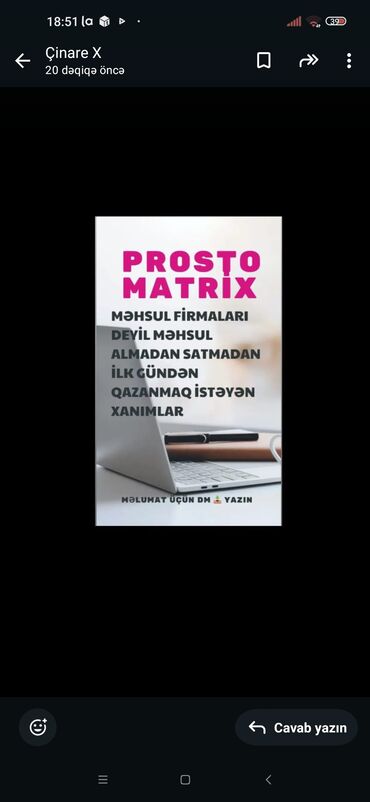 yol tikinti sirketleri vakansiya: Prosta-matrix şirkətinə Online işləyəcək xanımlar və bəylər tələb