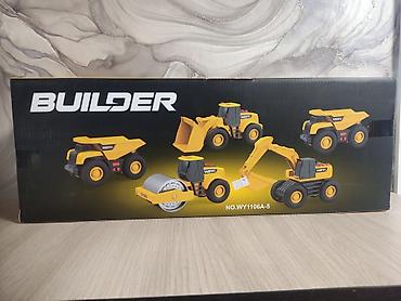 lego technic: Набор строительной техники WENYI Builder, масштаб 1:24. В комплекте 3 — 2
