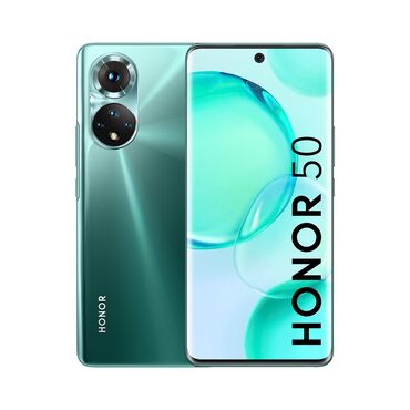 Honor: Honor 50, Б/у, 256 ГБ, цвет - Зеленый, 2 SIM