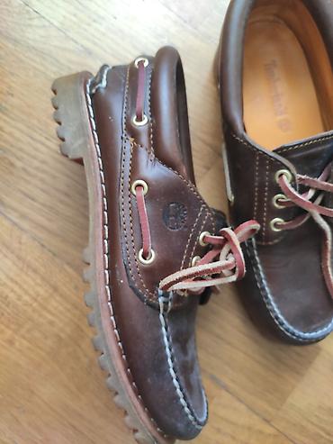 Timberland kişi ayaqqabıları – dəri “boat shoe”/mokasin tərzi - — 1