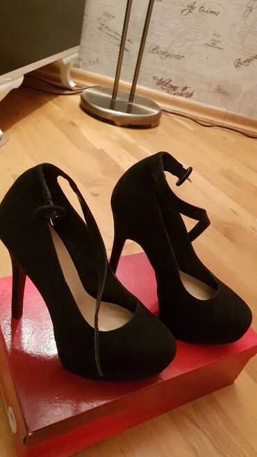 женские вечерние туфли: Туфли, Размер: 36, цвет - Черный