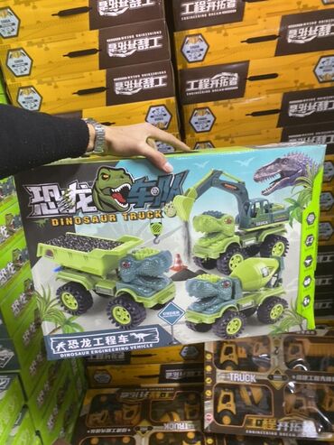 машины для детей на пульте: Игровой набор Dinosaur Truck — «динозавры-строители» - Тематика