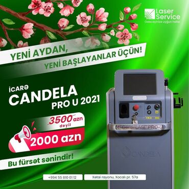 Peşəkarların seçimi! Alexandrite Candela Pro U lazer epilyasiya