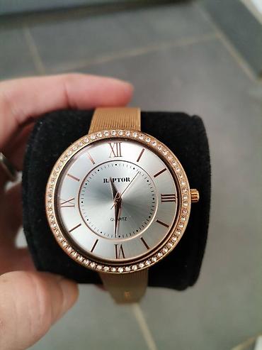 Ručni satovi: Predivan ženski sat s cirkonima, rose gold, kao nov — 5