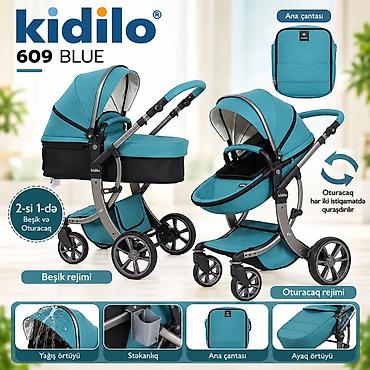 usaq kamotu: Kidilo 609 uşaq arabası – 2-si 1-də: beşik və oturacaq - Rejimlər — 4