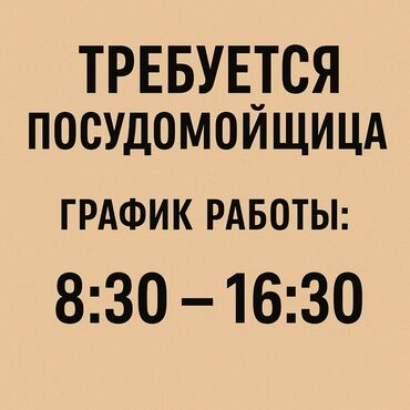 посудомойщица с проживанием: Талап кылынат Идиш жуучу, Төлөм Күнүмдүк