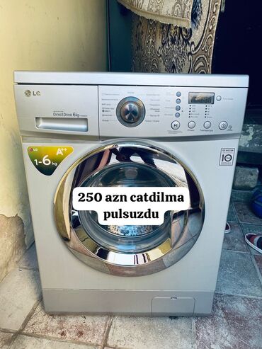 Paltaryuyan maşınlar: Paltaryuyan maşın LG, 6 kq, Avtomat, Qurutmasız, Kredit yoxdur