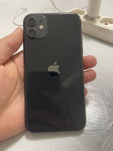 Apple iPhone: IPhone 11, Б/у, 64 ГБ, Черный, 100 %