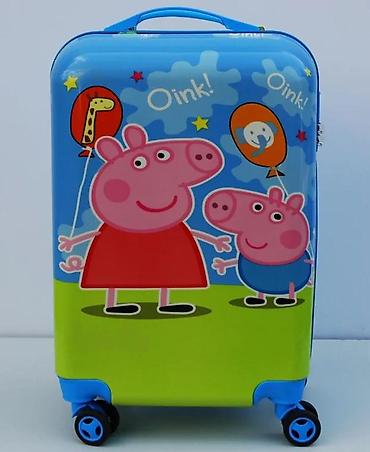 Rančevi, torbe i koferi: Dečji kofer sa motivom Pepa Praseta - Tvrda školjka, lagana i — 9