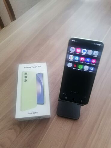 Samsung Galaxy A54 5G, 128 ГБ, цвет - Зеленый