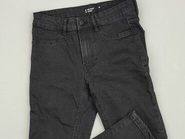 czarne zamszowa spódniczka: Jeans, SinSay, S (EU 36), condition - Very good
